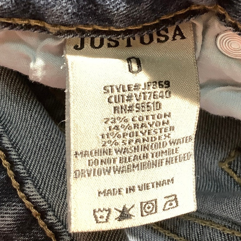 Just USA Girls Denim Blue Distressed Jeans Size 10 — Trendy, Casual, Streetwear