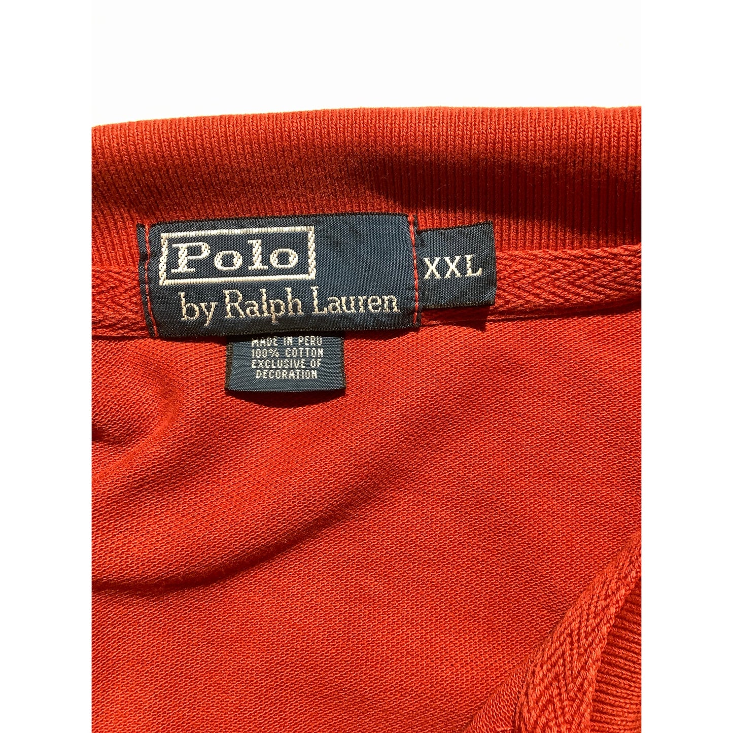 Polo Ralph Lauren Polo Shirt Men’s Size XXL – Red, Collared, 100% Cotton
