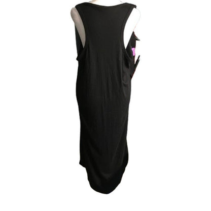 Double Zero Black Maxi Tank Dress Size L - Minimalist, Casual, Athleisure