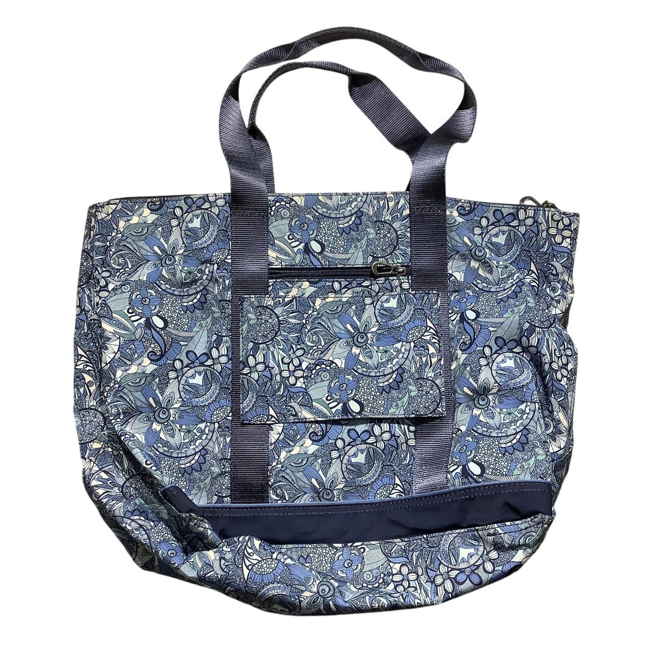 Sakroots Blue Floral Tote Bag – Boho, Travel, Multi-Pocket