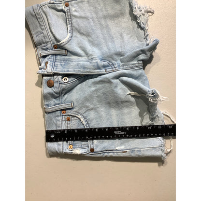 Madewell Relaxed Light Wash Denim Shorts Size 23 – Grunge, Y2K, Streetwear