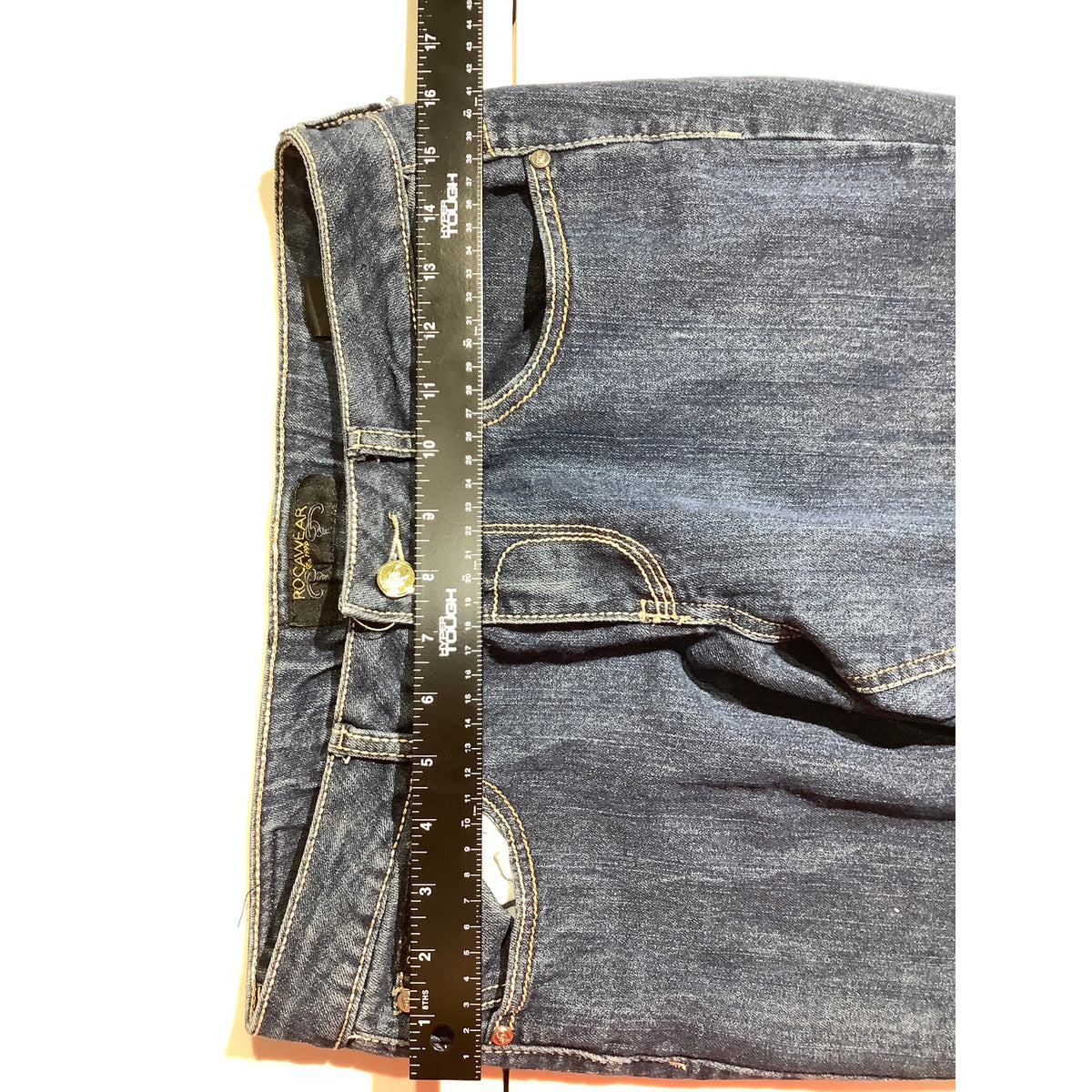 Rocawear Women's 11 Dark Blue Y2K Streetwear Denim Jeans