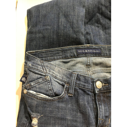 Rock & Republic Distressed Skinny Jeans Size 6 - Edgy, Streetwear, Casual
