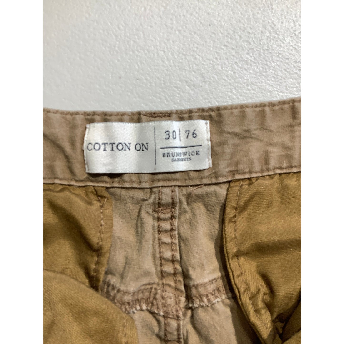 Cotton On Light Brown Shorts Size 30 – Casual, Minimalist, Everyday