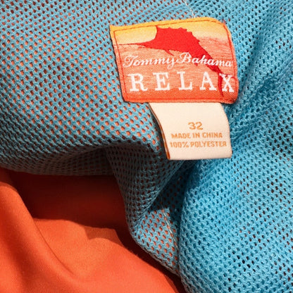 Tommy Bahama Orange Swim Trunks Size 34 - Coastal, Relaxed, Resort