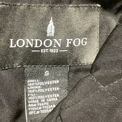 London Fog Black Quilted Jacket Women’s Small — Classic, Preppy, Minimalist