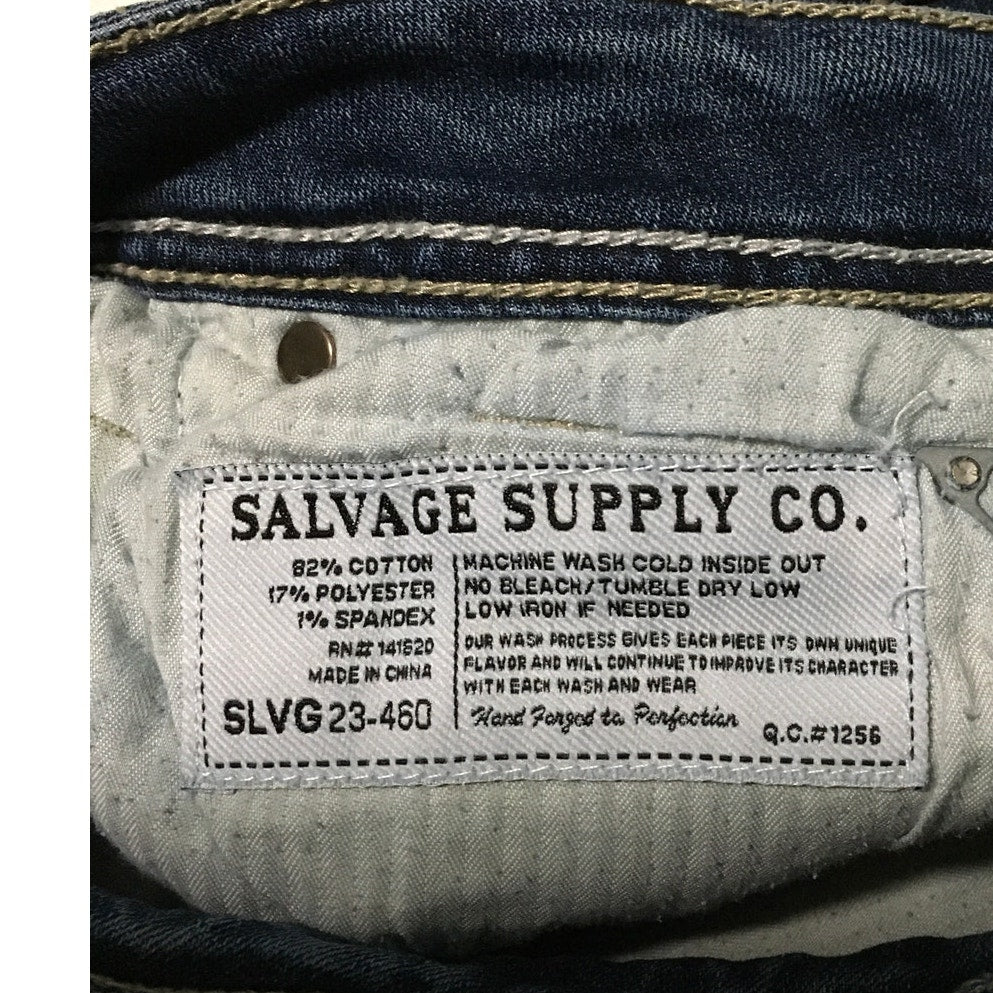 Salvage Denim Jeans Size 30S – Regular Fit – Distressed, Casual, Vintage