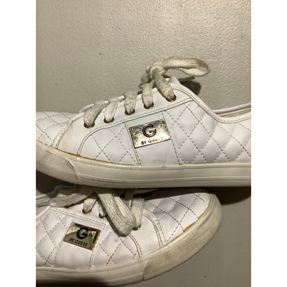 Guess Backer2 Quilted Leather Sneakers Women’s 7M — Fashion, Casual, Streetwear