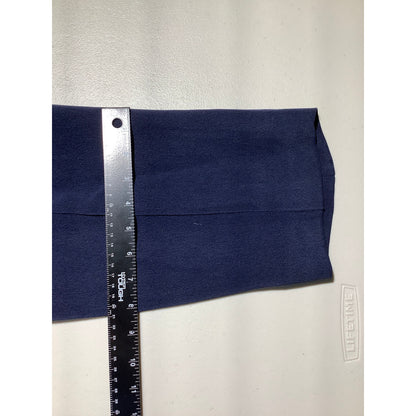 Travis Ayers Navy Blue Silk Dress Slacks Women 4 — Luxury, Classic, Formal