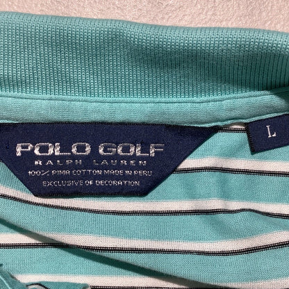Polo Ralph Lauren Striped Short Sleeve Polo Men’s Size L — Golf, Classic, Cotton