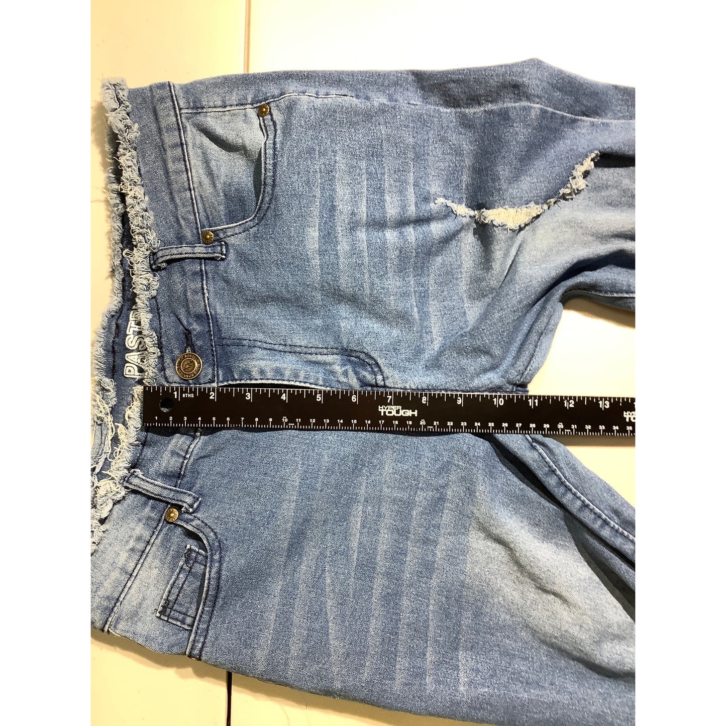 Pastel Jeans Flare Denim Jeans Girls Size 13/14 — Casual, Retro, Stretch