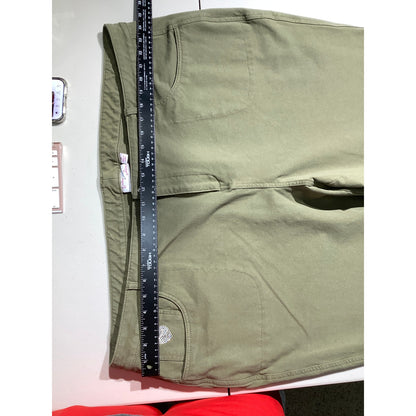 Quacker Factory Olive Green Wide Leg Pants Women 3X — Stretch, Casual, Comfort