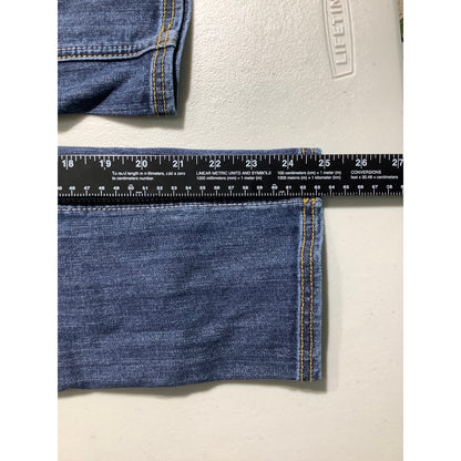 Seven7 Dark Wash Denim Jeans Women’s Size 4 – Classic, Embroidered, Straight Leg