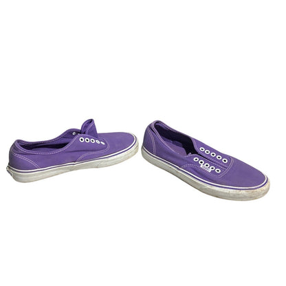 Vans Unisex Shoes Size 8.5 — Purple, Canvas, Slip-On