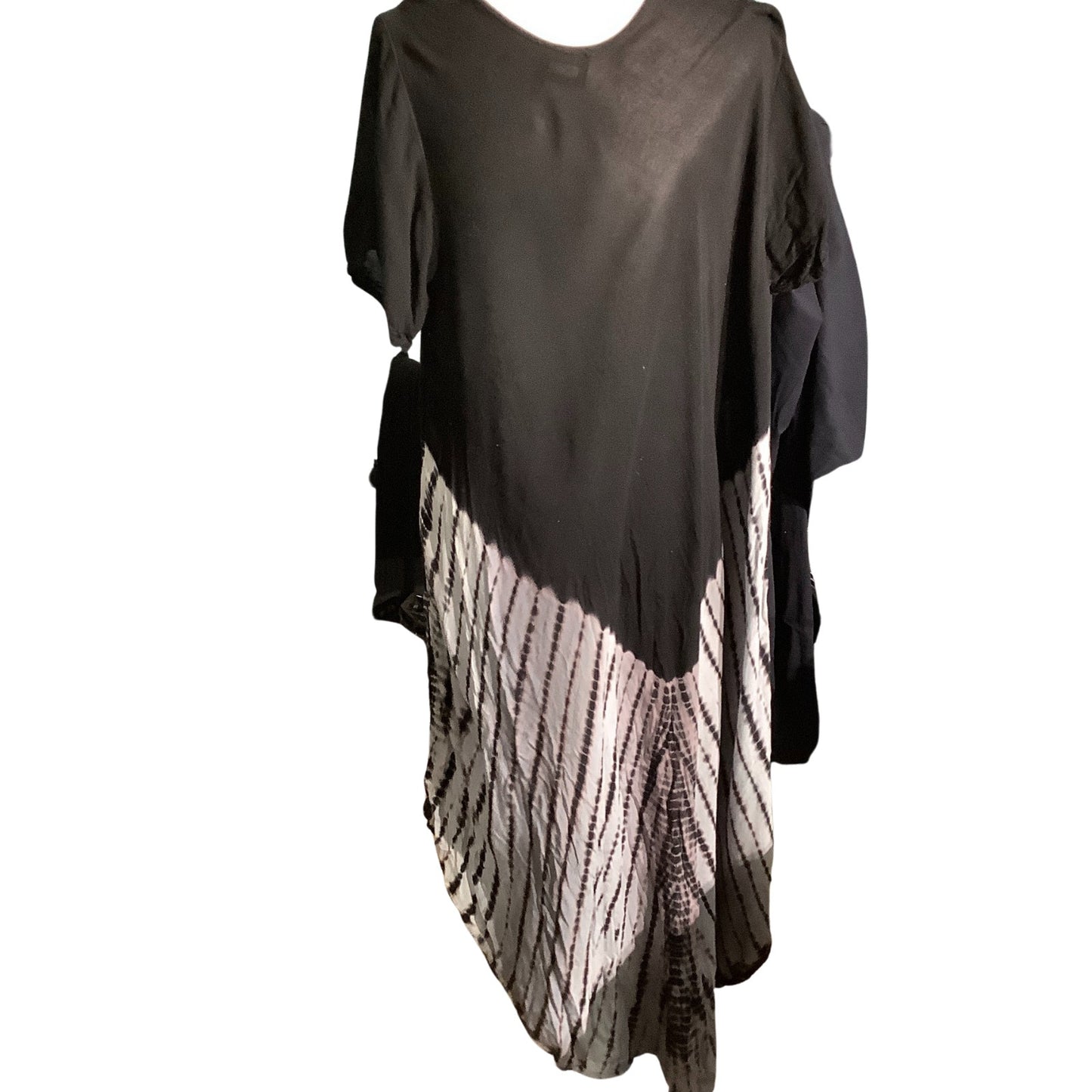Sakkas Tie-Dye Handkerchief Dress One Size – Boho, Festival, Embroidered