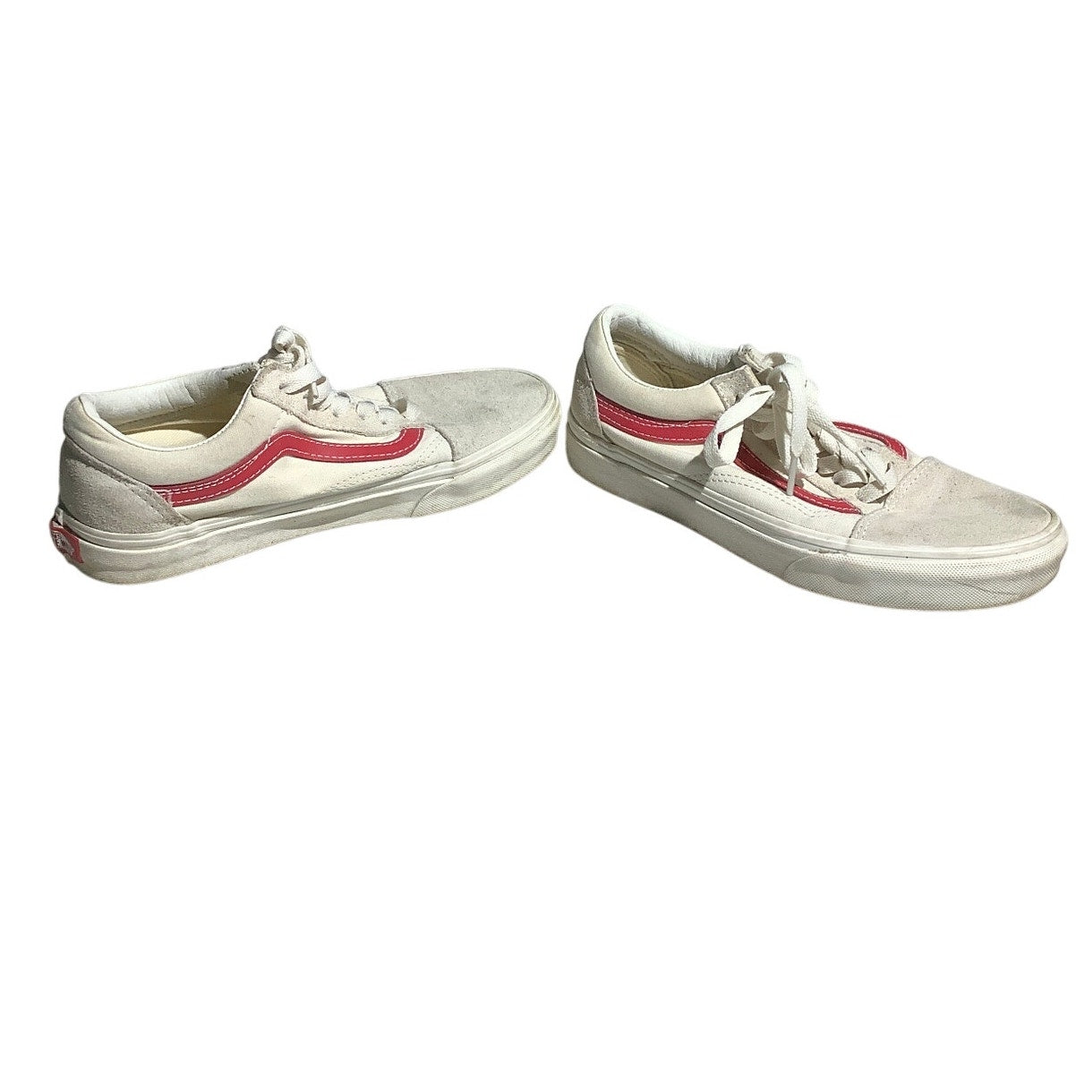 Vans Old Skool Unisex Sneakers Men’s Size 5.5 / Women’s 7 — Cream, Red, Skate