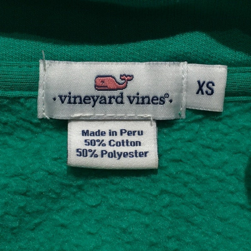 Vineyard Vines Green 1/4 Zip Pullover Size XS – Preppy, Minimalist, Coastal