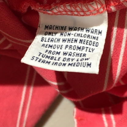 Polo Golf Pink Striped Polo Shirt Size XL - Preppy, Sporty, Classic