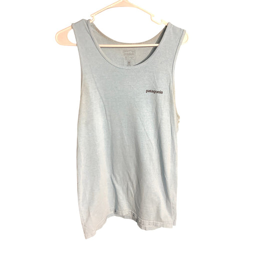 Patagonia Men's Medium Light Blue Tank Top Hiking Outdoor Casual