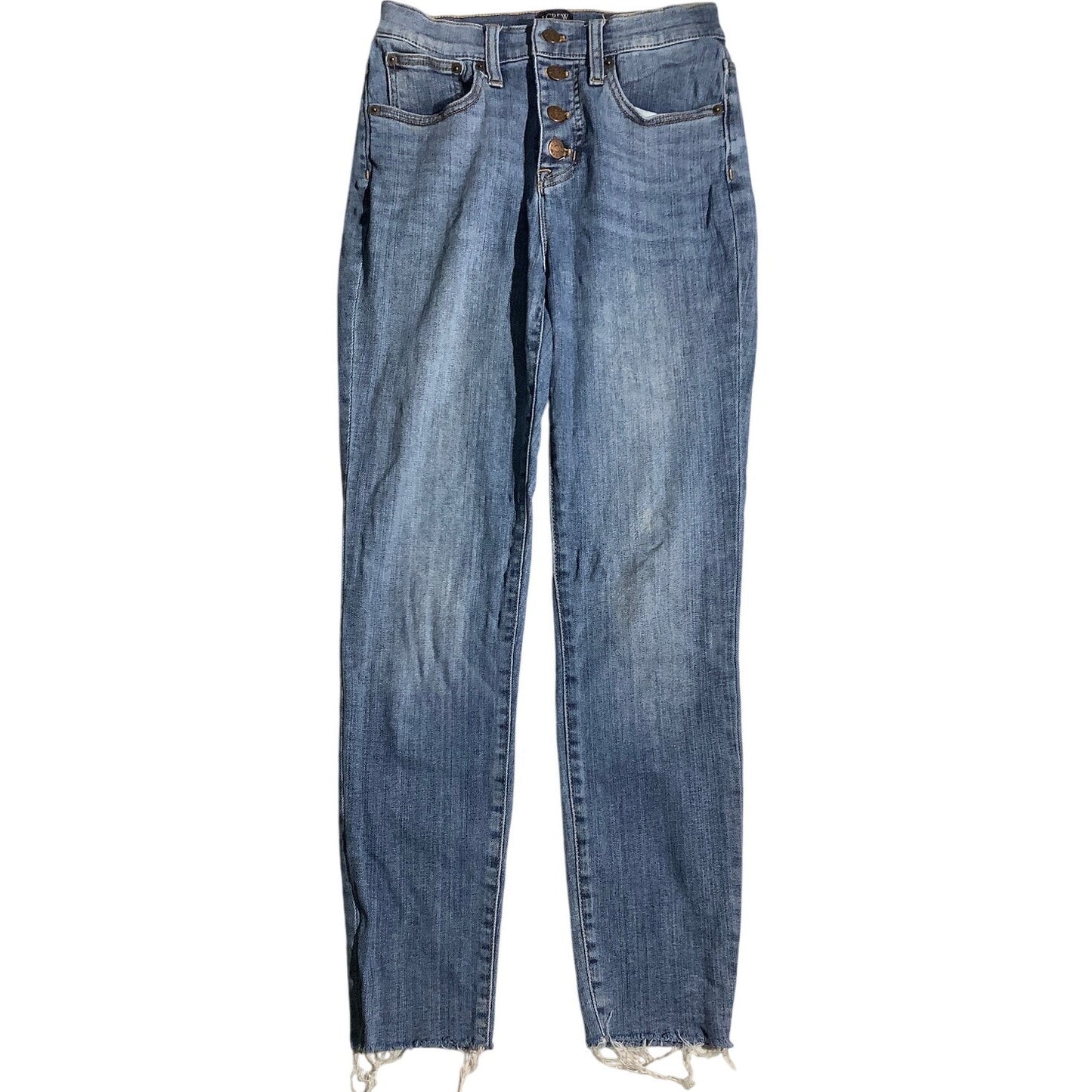 J.Crew Light Wash Jeans Women’s Size 26 – High-Rise, Skinny, Distressed