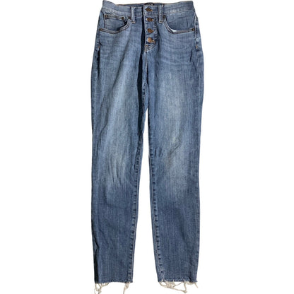 J.Crew Light Wash Jeans Women’s Size 26 – High-Rise, Skinny, Distressed
