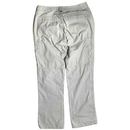 Eddie Bauer Cream Corduroy Cargo Pants Women 12 — Outdoor, Casual, Utility