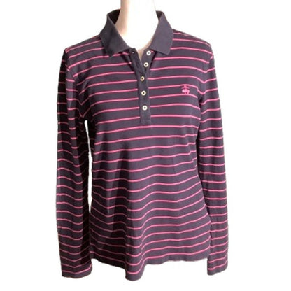 Brooks Brothers 346 Polo Shirt Women’s Size M – Preppy, Striped, Classic
