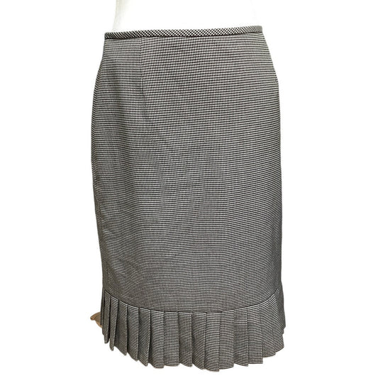 Isabella DeMarco Black and White Checkered Skirt, Size 4