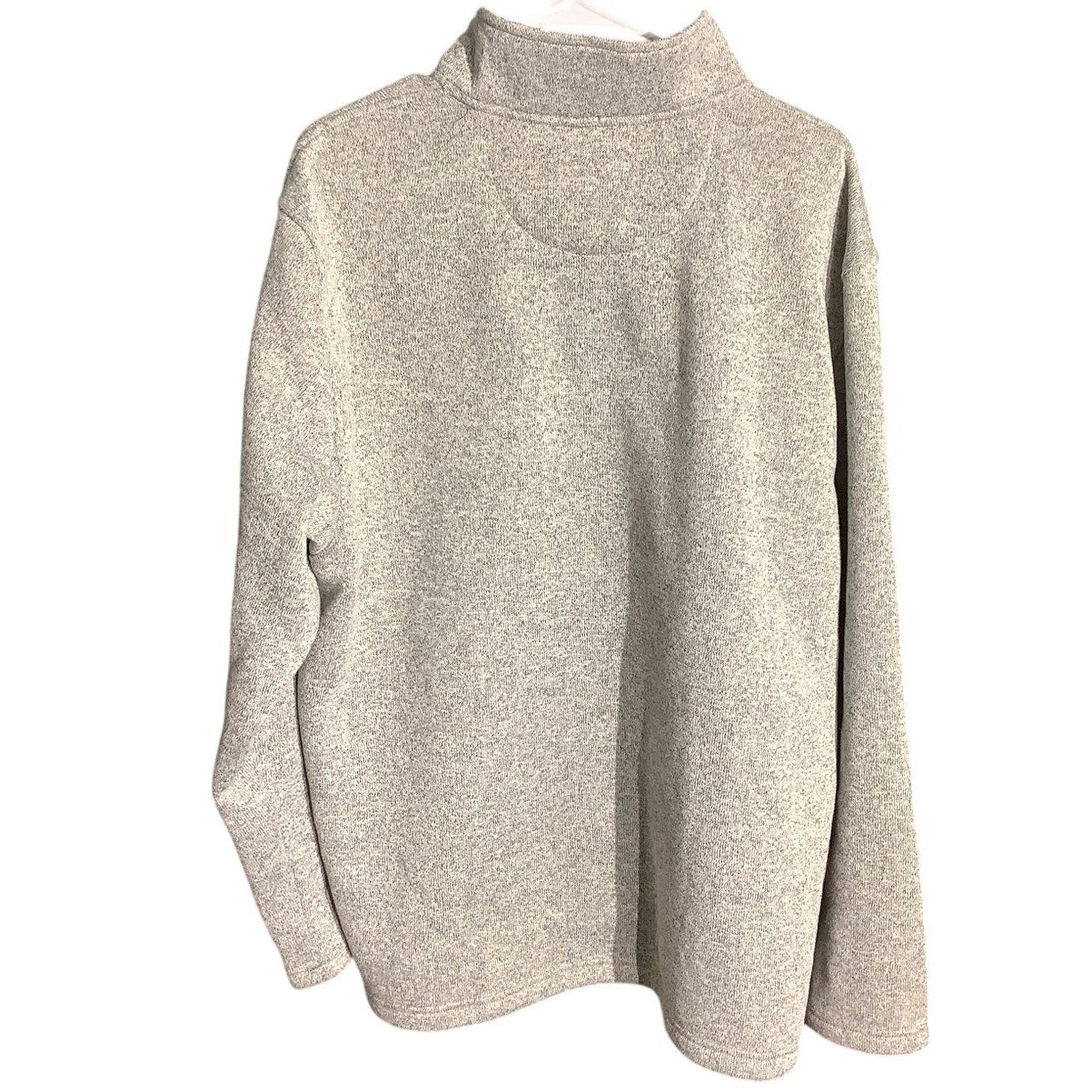 IZOD Gray Thermostat 1/4-Zip Fleece Sweater Men’s XXL — Preppy, Casual, Outdoor