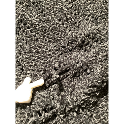 POL Dark Gray Oversized Knit Sweater Women’s Size S — Chunky, Casual, Cozy