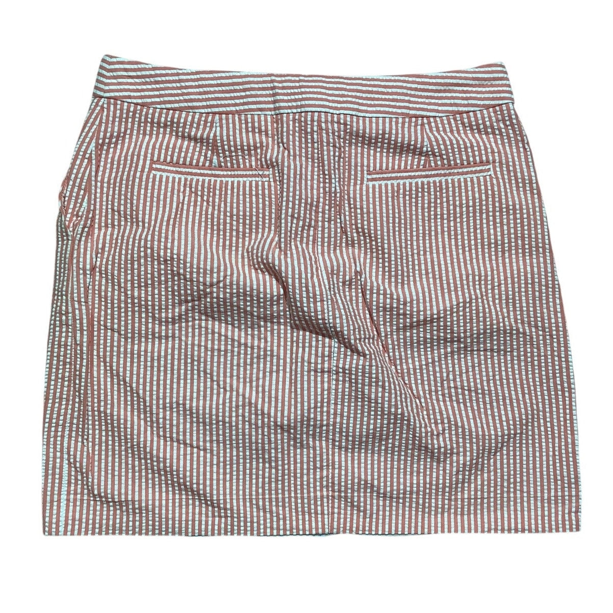J.Crew striped Seersucker Mini Skirt Women’s Size 0 — Preppy, Coastal, Summer