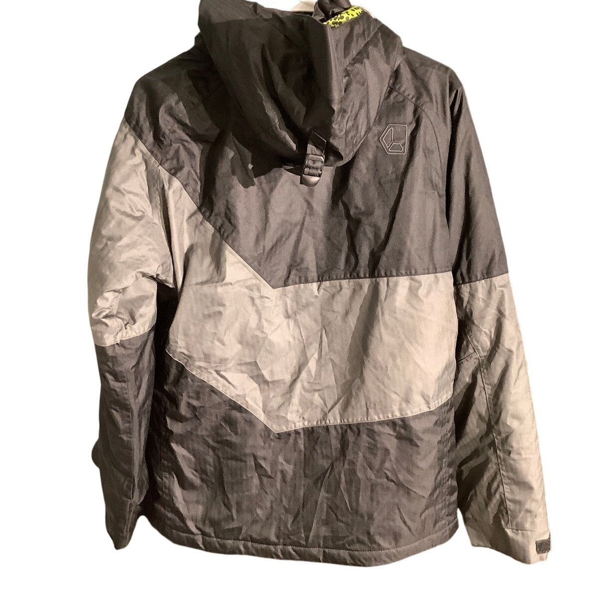 Liquid Black Gray Ski Winter Jacket Kids M — Insulated, Waterproof, Outdoor