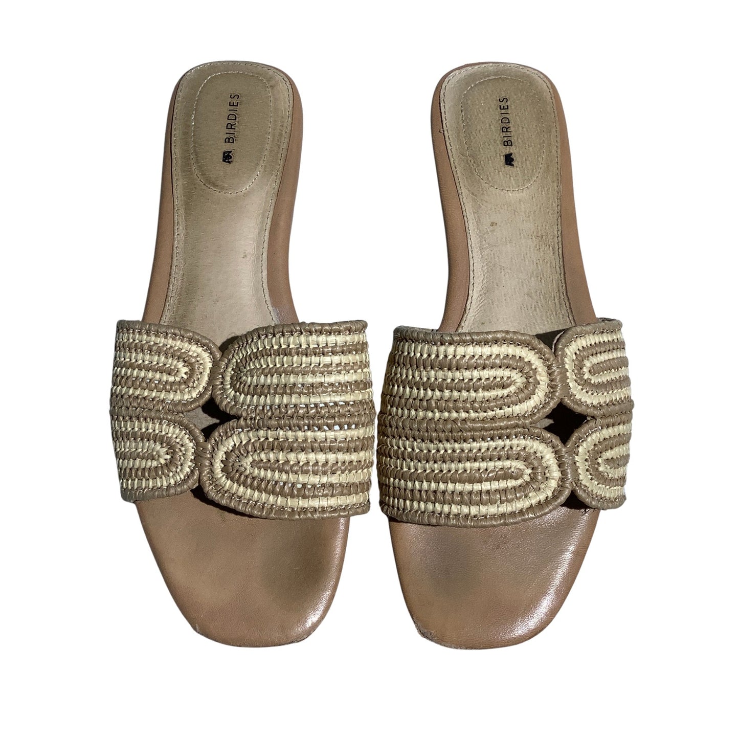 Birdies Sand Raffia Slide Sandals Women’s 8 — Woven, Casual, Summer