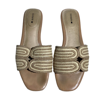 Birdies Sand Raffia Slide Sandals Women’s 8 — Woven, Casual, Summer