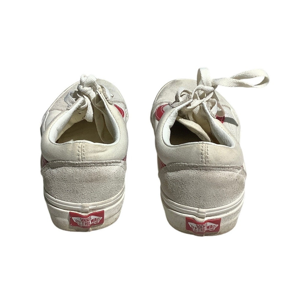 Vans Old Skool Unisex Sneakers Men’s Size 5.5 / Women’s 7 — Cream, Red, Skate