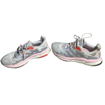 Adidas Women’s Running Shoes Size 9 — Grey, Solar Boost 21, Fresh Candy