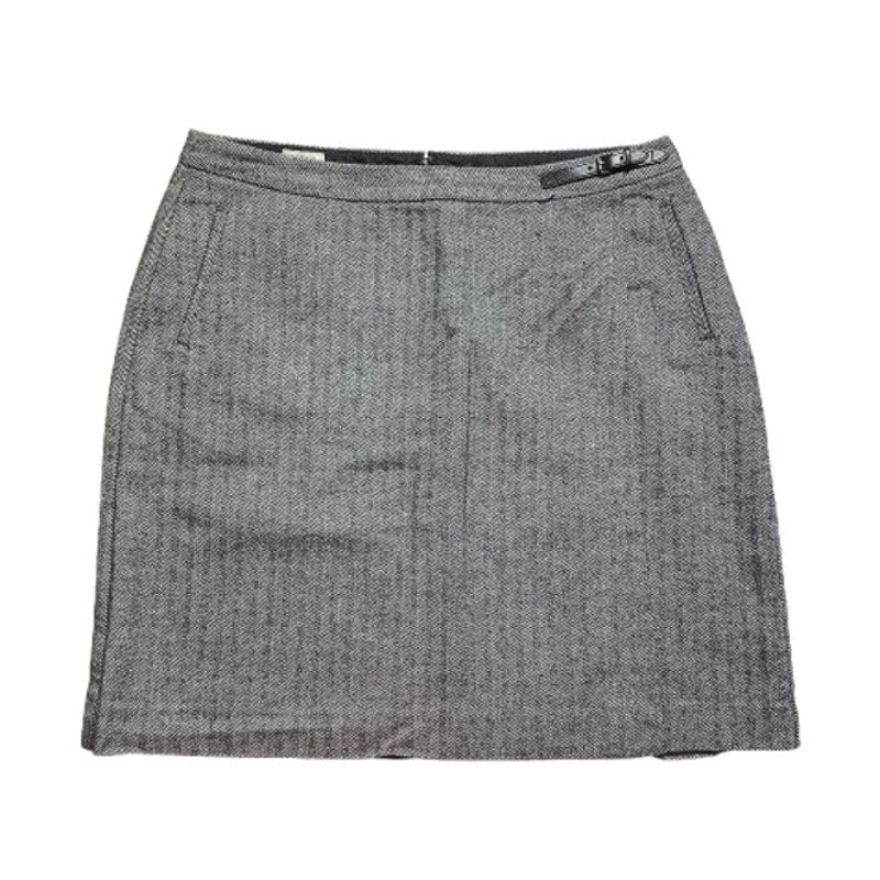 L.L. Bean Gray Black Herringbone Skirt Women’s Size 14 – Classic, Work, Casual
