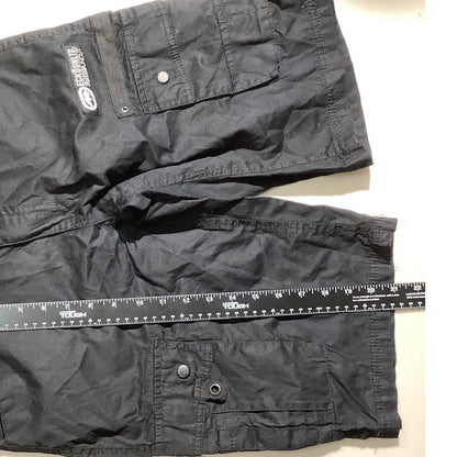 Ecko Unltd Black Cargo Shorts Men’s Size 29 – Streetwear, Utility, Raw Cut