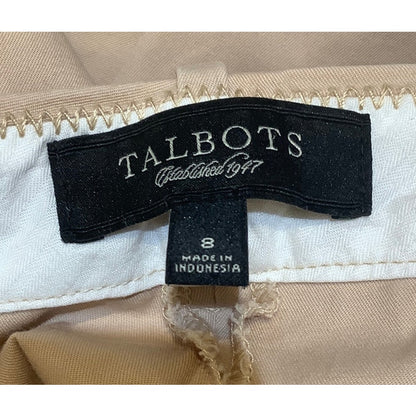 Talbots Khaki Ankle Dress Pants - Sz 8, Work, Career, Professional, Preppy