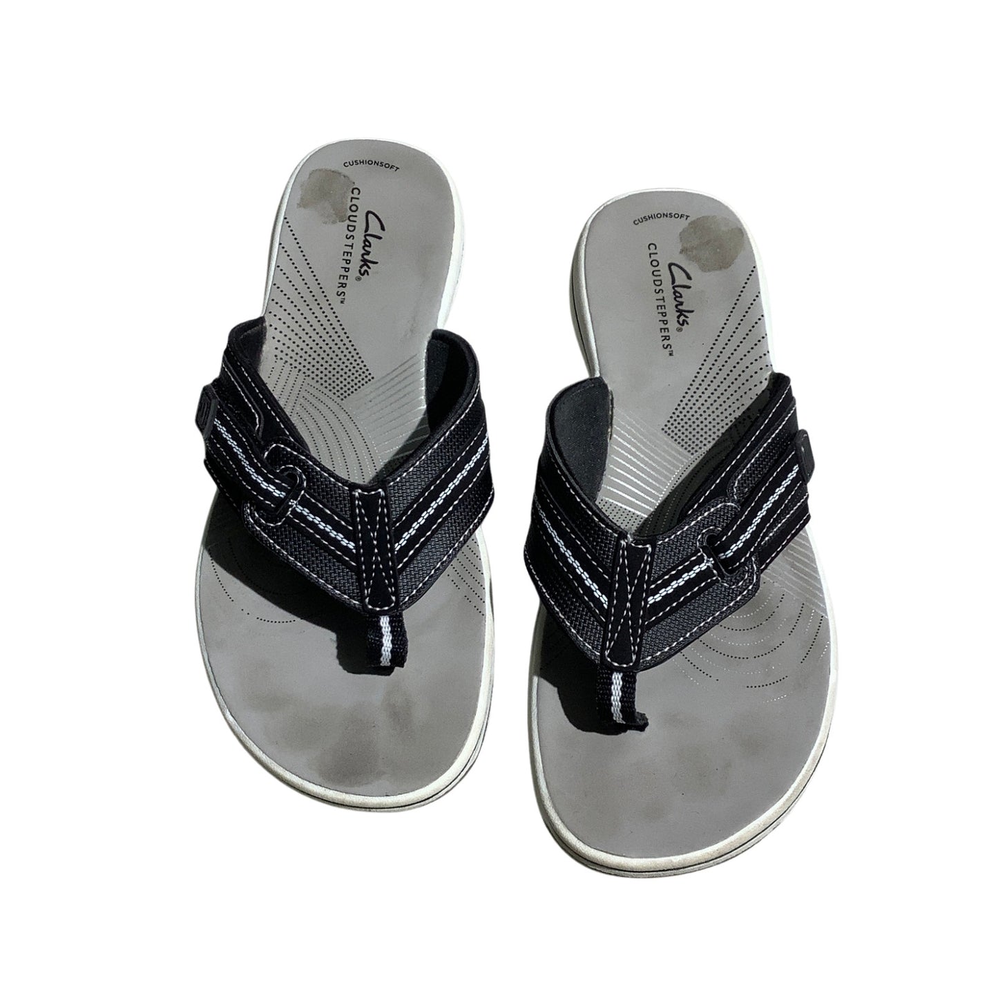 Clarks Cloudsteppers Brinkley Jaxx Flip Flops Women’s 8M—Casual, Comfort, Summer