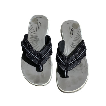 Clarks Cloudsteppers Brinkley Jaxx Flip Flops Women’s 8M—Casual, Comfort, Summer