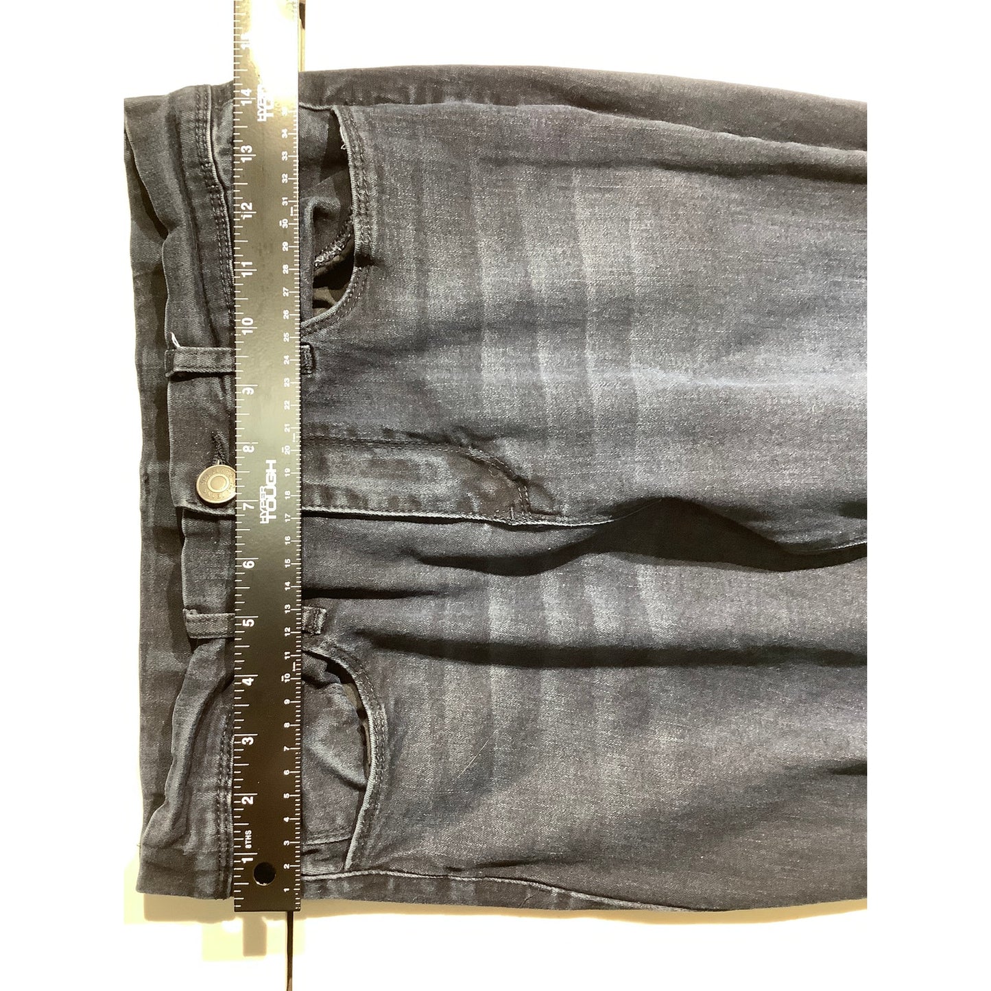 YMI High-Rise Flare Jeans Women’s Size Large –Distressed, Boho, Vintage-Inspired