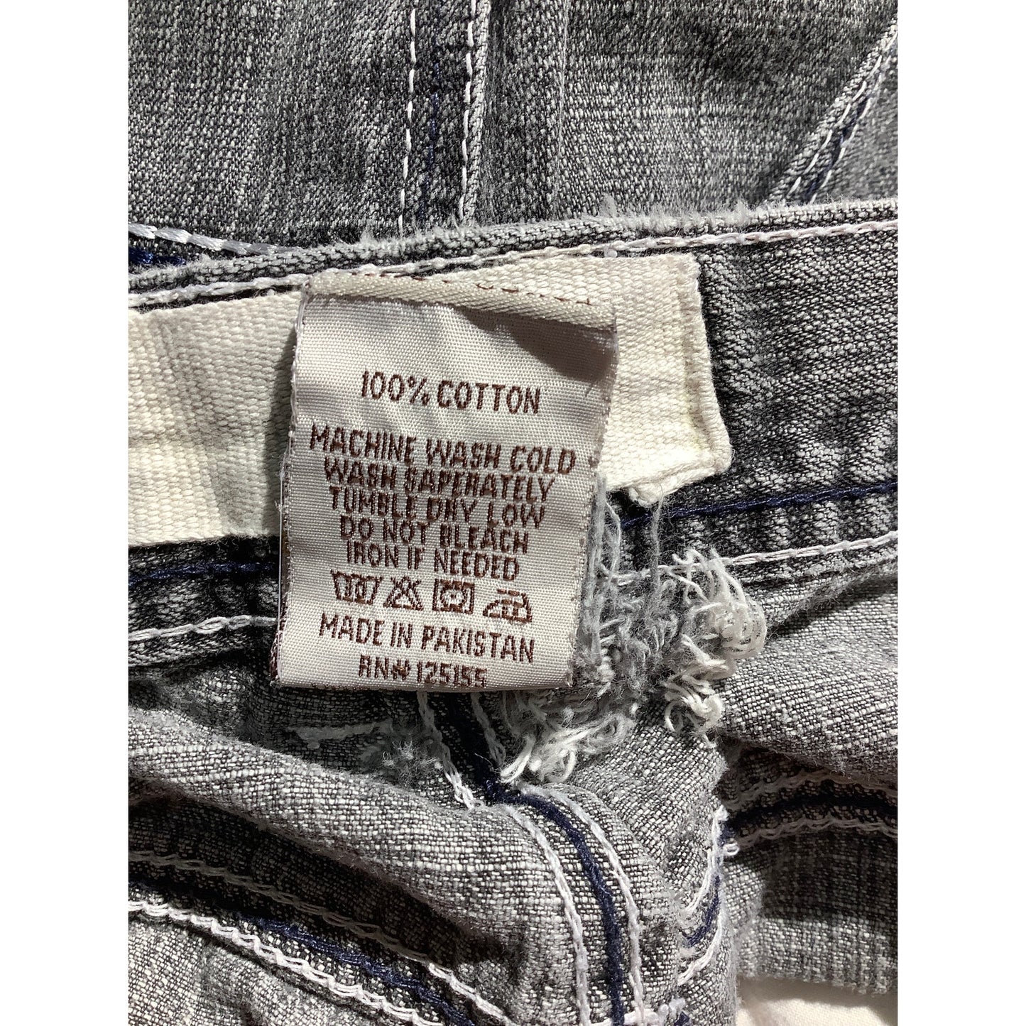 Rock Revival Gray Baggy Jeans Men’s 38W 32L — Streetwear, Relaxed, Y2K
