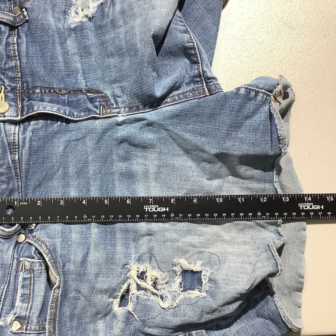 Torrid Distressed Denim Cutoff Shorts Women’s Size 20 — Casual, Trendy, Summer