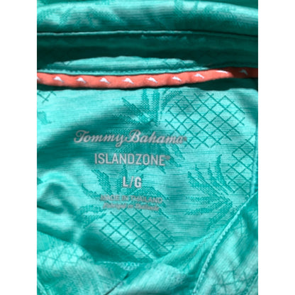 Tommy Bahama Men’s Large Palm Coast IslandZone Polo — Golf, Tropical, Preppy