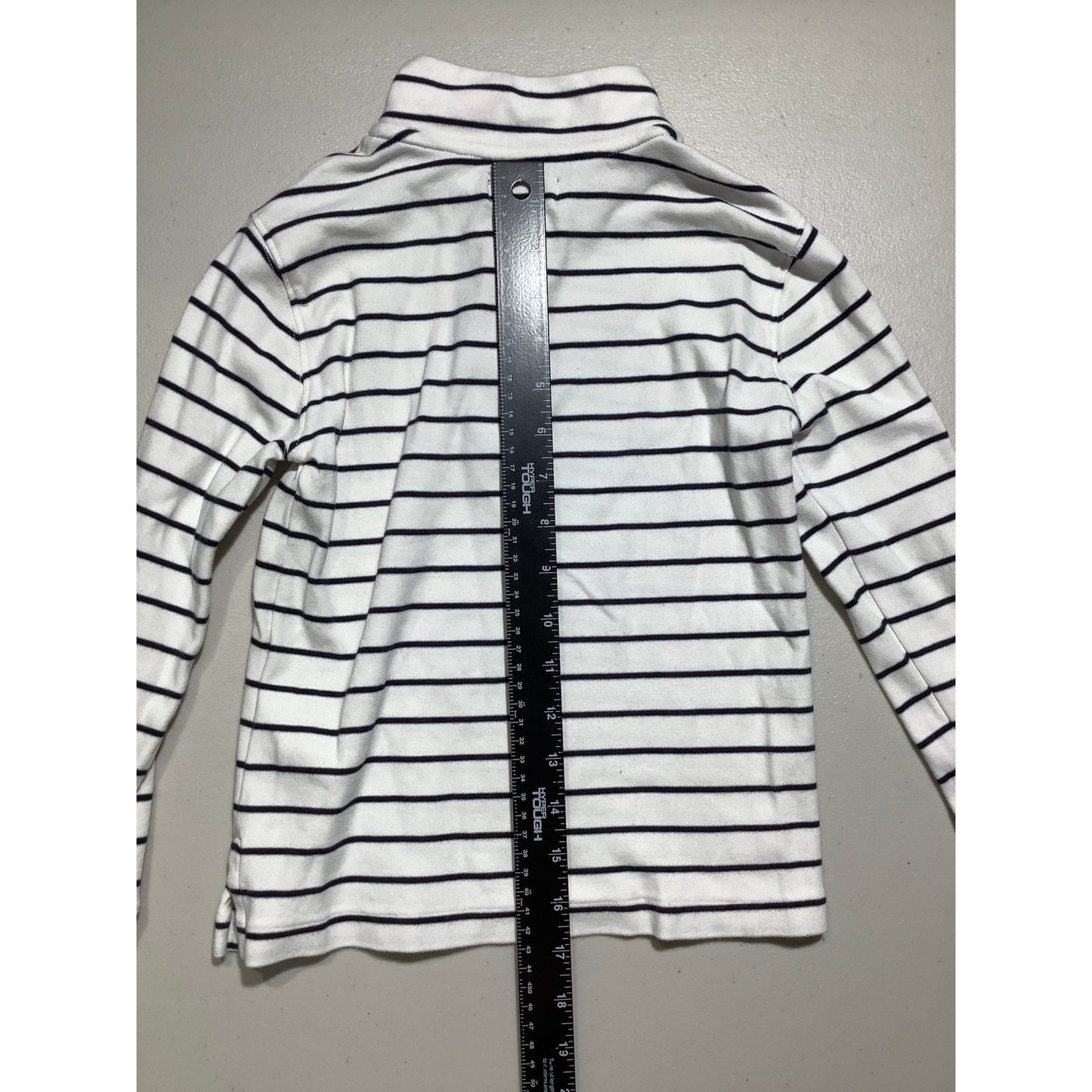 Polo Ralph Lauren Kids Striped 1/4 Zip Pullover Size 6 — Preppy, Classic, Casual