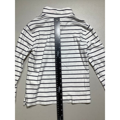 Polo Ralph Lauren Kids Striped 1/4 Zip Pullover Size 6 — Preppy, Classic, Casual