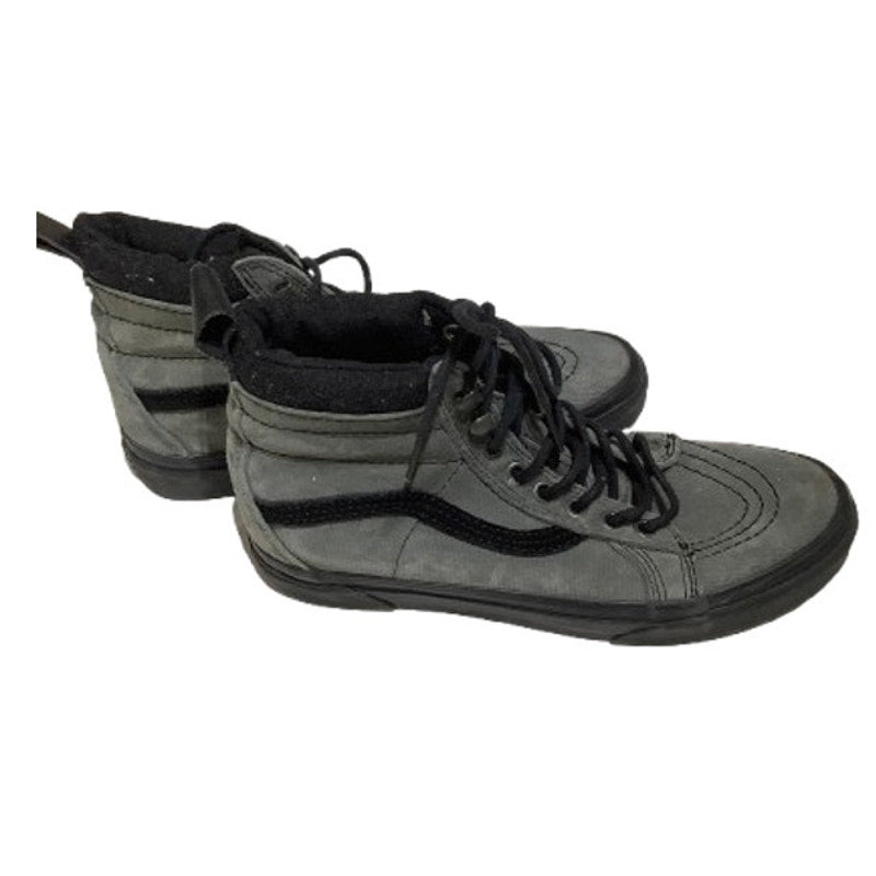 Vans Grey & Black High-Top Sneakers Size 8W/6.5M - Skater, Streetwear, Retro