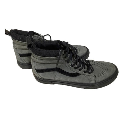 Vans Grey & Black High-Top Sneakers Size 8W/6.5M - Skater, Streetwear, Retro