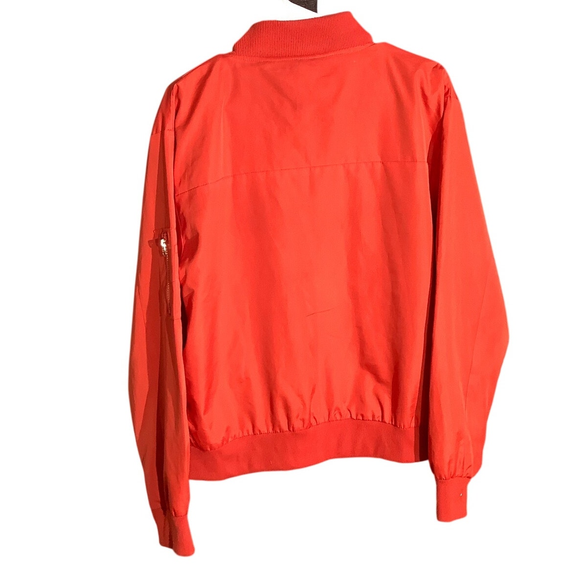 Dazi Orange Full-Zip Bomber Jacket Women’s 2X — Y2K, Streetwear, Casual